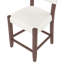 Ensemble de salle à manger 5 pièces à hauteur de comptoir avec table en faux marbre et 4 chaises rembourrées-1592012444-1592012447