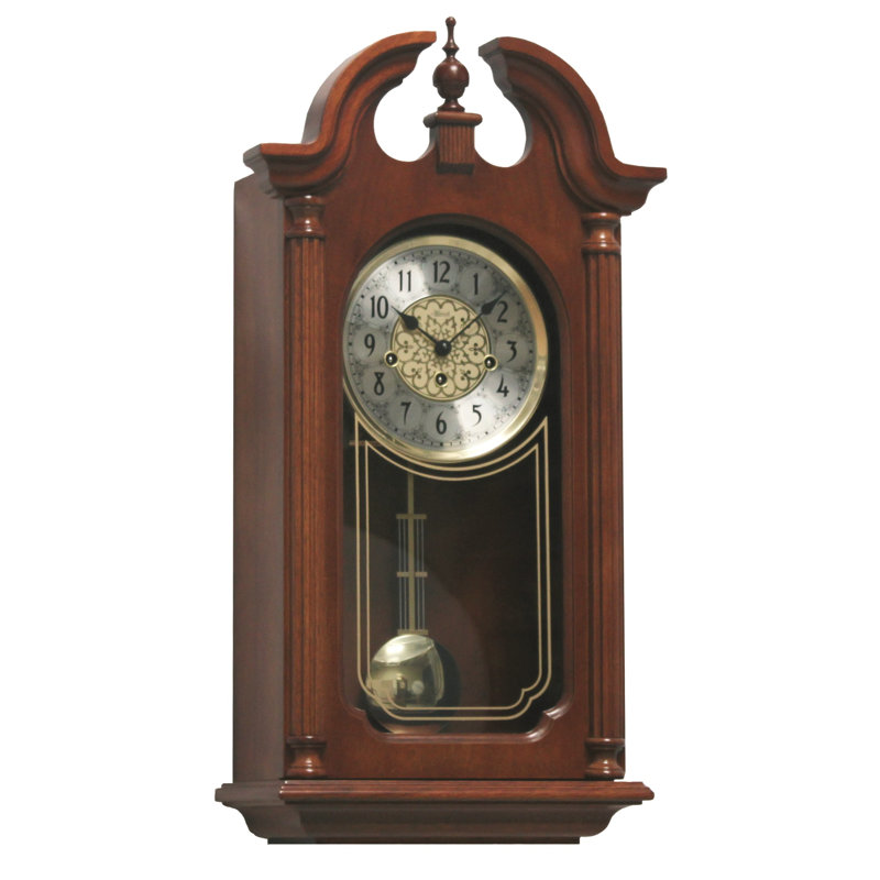 Hopewell Wood Pendulum Wall Clock