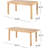 Expandable Table In Natural - Wood Dining, 34.75"Depth X 61.58"Width 29.14"Height Attractive Dining Use,
