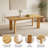 7 Piece Dining Table Set For 6-8 People,Rectangle Kitchen Table With 6 Chairs For Dining Room-115974961