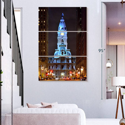 Lilie Philadelphia City Hall At Night
