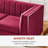 Andenne Andenne 89'' Velvet Living Room Sofa-981236396