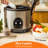 Rice Cooker Maker 10-Cup(Uncooked) with Steamer, Ceramic coating, BPA Free, Big capacity,-104835374