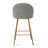Benoni 26" H Textured Fabric Upholstered Counter Stool-1957587545