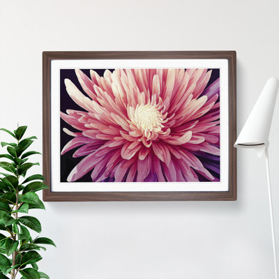 Joyful Chrysanthemum Flower - Single Picture Frame Print