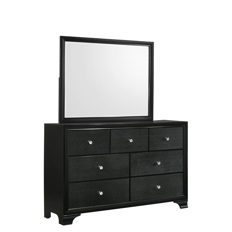 Ensemble de chambre à coucher à panneau tapissier Rodna 5-1_LED, Très grand