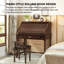 Coiffeuse de piano vintage de style américain en bois massif de 70 cm (27,56 po)-1505552232
