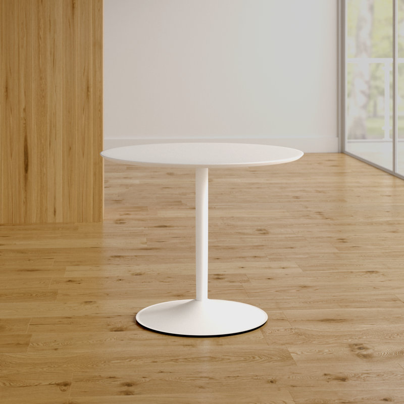 Dora Round Metal Base Dining Table