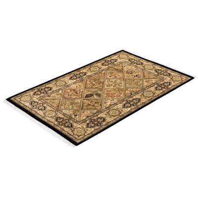 Classic One-of-a-Kind 2' 8" X 4' 4" Hand Knotted Area Rug