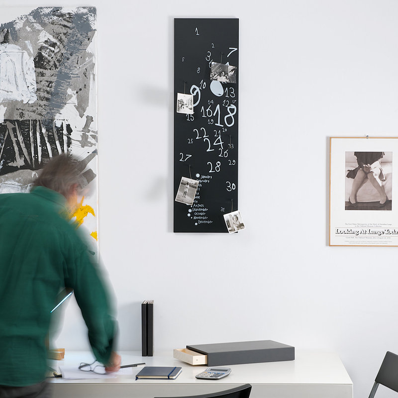 Magnetic Metal Photo Memo Board, Black