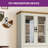 70" Tall Kitchen Pantry Dining Cabinet-168993754