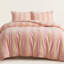 Ensemble de housse de couette à rayures roses pour grand lit, ensemble de literie à rayures larges et moelleuses avec 2 taies d'oreiller, ensemble de housse pour lit 3 pièces Cabana-131990093