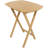 Milton 2 Piece Oversized Solid Wood Folding TV Tray Table Set