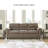 89'' Faux Leather Sofa-713633820