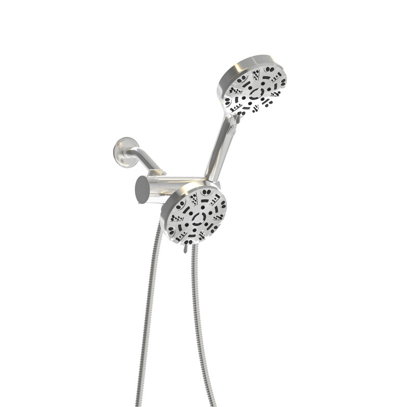 8 Hand Shower And 4.7" Rainfall Head In Wall Mount Style Handheld Rain Mounting, Chrome