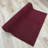 Custom Size Machine Washable Anti-Slip Low Profile Loop Pile Burgundy Runner Rug-464122142