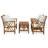 Costantino 4 Piece Lounge Chair with Cushions-860784150
