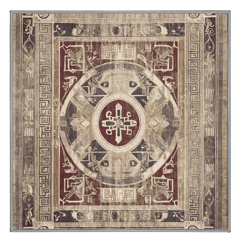 Tapis de sentier Hermes, Carré 5 pi