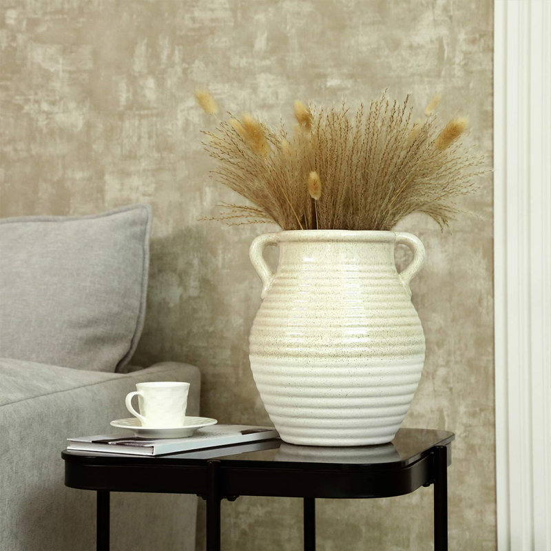 Ceramic / Porcelain Table Vase, 26cm H x 22cm W x 21.50cm D