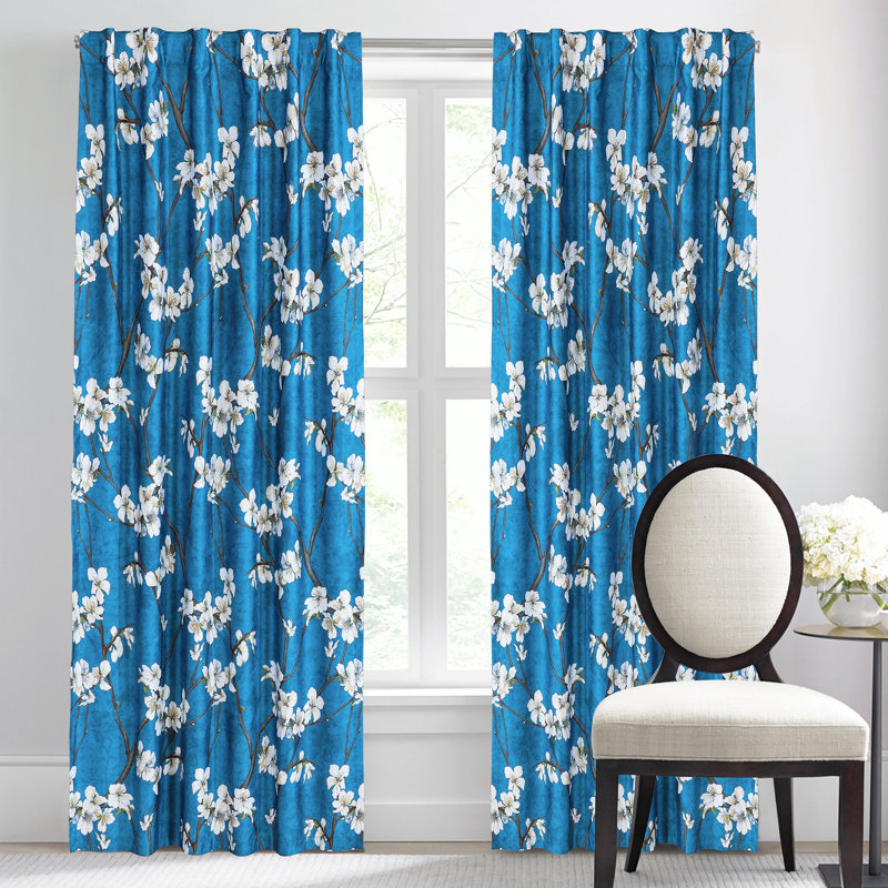 Ame Blackout Curtains / Drapes Pair, 52" W x 84" L