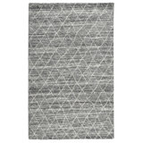 Hastings Wool Geometric Area Rug in Gray