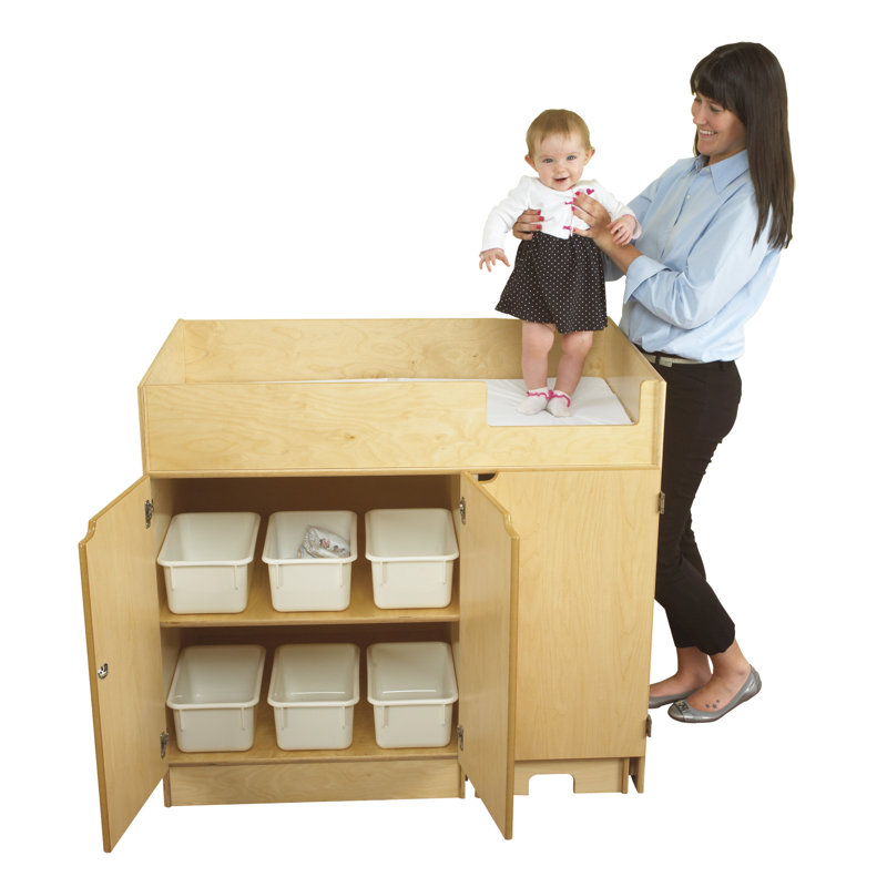 Table à langer avec coussin Childcraft