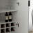 Modern Bar Cabinet With Wine Rack,Kitchen Buffet Sideboard With 2 Doors And Adjustable Shelf-1663799670