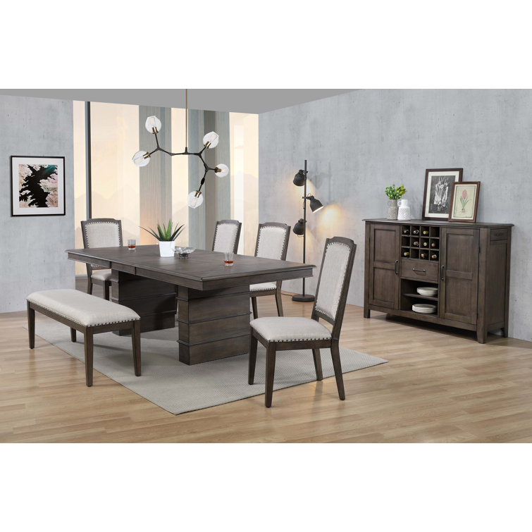 Seaver Double Pedestal Dining Set