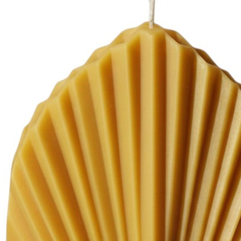 Bougie en forme de feuille de palmier 6 po