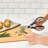 Elements Kitchen Shears With Sheath Blue Haze & Black