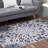 Faux Cowhide Digital Printed Patchwork Astral Sequence Contemporary Indoor Area Rug Cotton Canvas Backing (4'' X 6'')-70063389
