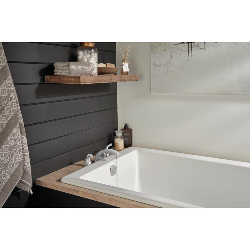 Ensemble de garniture de baignoire romaine, Chrome