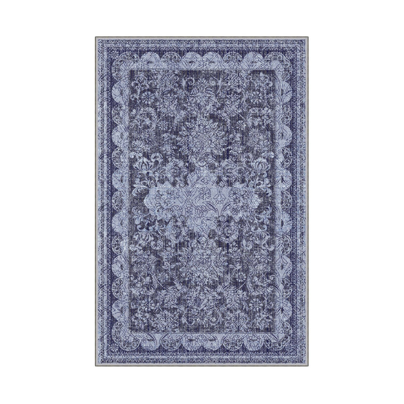 Premium Hall Carpet (3.3 x 6.6 ft), 100% Polyester, 0.4 in Pile Height | Antibacterial, Non-Slip PVC Dot Underside | Machine Washable, 3D Digital Printing | Ideal for Living Room, Bedroom, and Entryway Decor