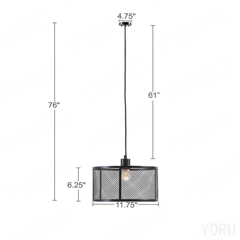 Metal Mesh Pendant