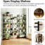 176 cm H x 176 cm W Book Display Bookcase