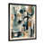 Impression noire sur toile encadrée sélectionné