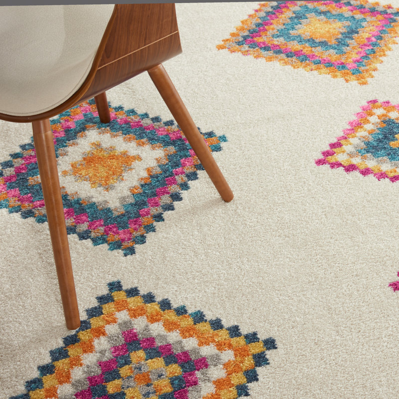 Stevensville Performance Southwestern Indoor Rug, Rectangle 5'3" x 7'3"