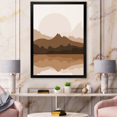 " Minimalist Terracotta Landscape "