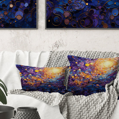 Coussin Mystic Mosaic I - Abstract Collages