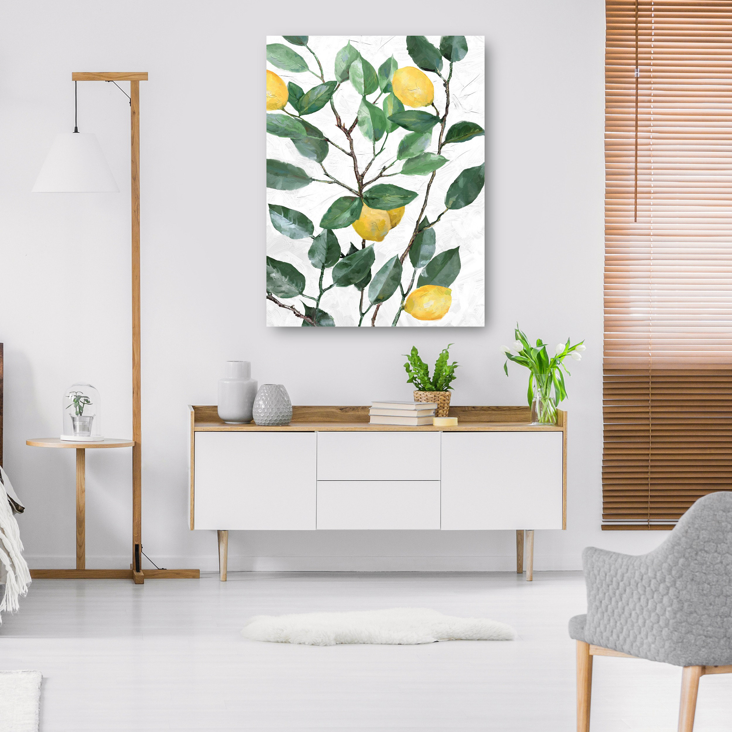 Red Barrel Studio® Lemon Tree by Studio Arts Canvas Art Print Wayfair
