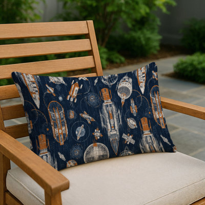 Coussin décoratif de transport intérieur et extérieur