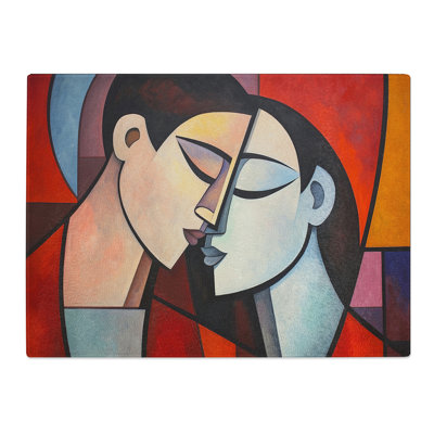 Lovers Constructivism No.3  Glass Chopping Board