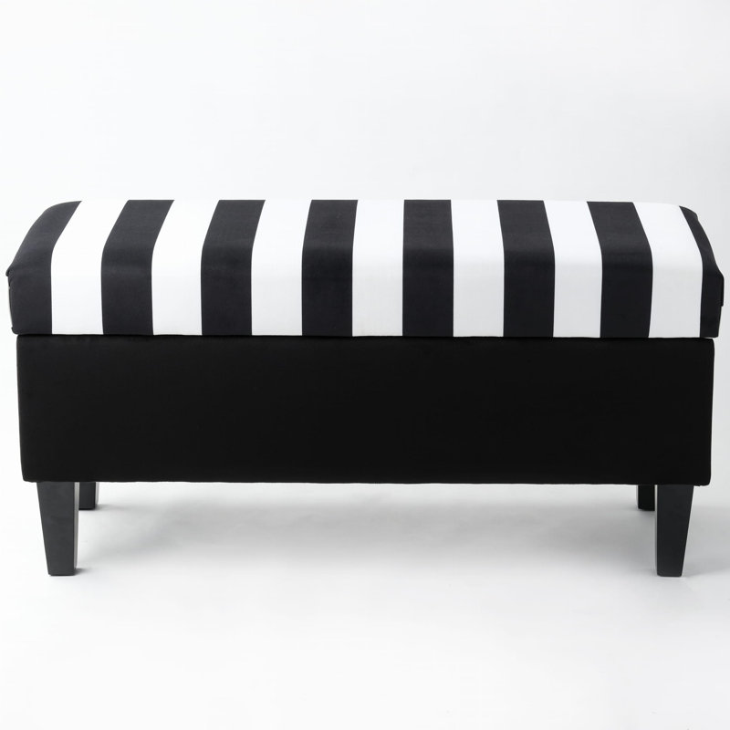 Upholstered Storage Bench, H47 x W100 x D30cm