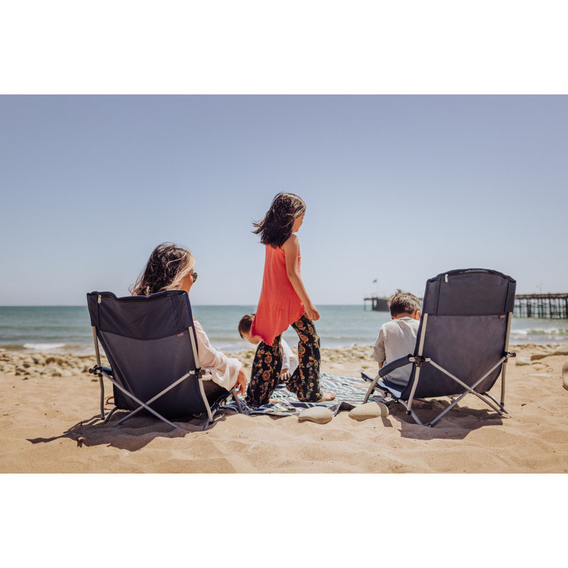 Tranquility Beach Chair with Carry Bag Edwin, Navy Blue
