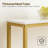29.5" 2-Tier Small Console Table Narrow Sofa Table with Storage