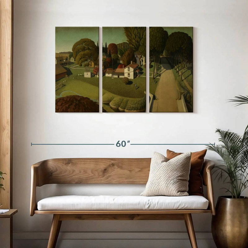 Alvord The Birthplace Of Herbert Hoover, 28" H x 45" W