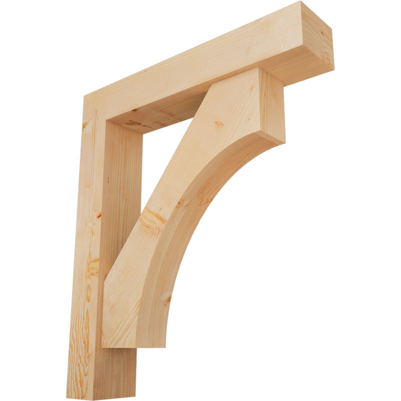 Support Westlake Block avec support décalé, 44 x 38, Sapin Douglas de l 7 1/2 (lisse)