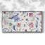 Motif floral jacobin, toile tendue avec châssis, prête à être accrochée-686248239-686248232