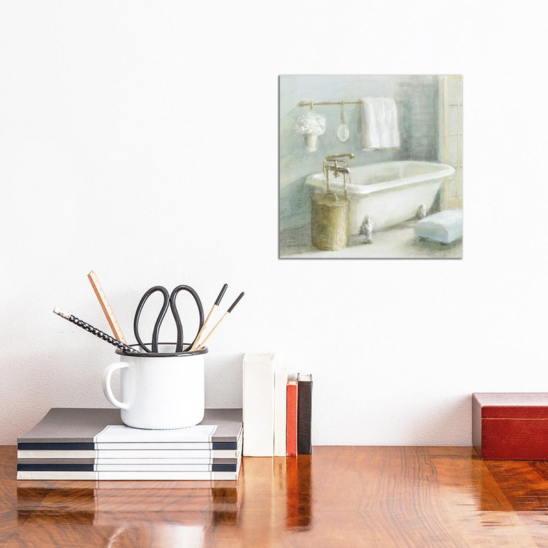 Refreshing Bath II Brass by Danhui Nai - Wrapped Canvas Print, 30.48 cm H x 30.48 cm W
