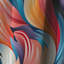 Trendy Wave Patterns 1970S - Rideau abstrait - Rideau géométrique occultant - 1 panneau-107547096